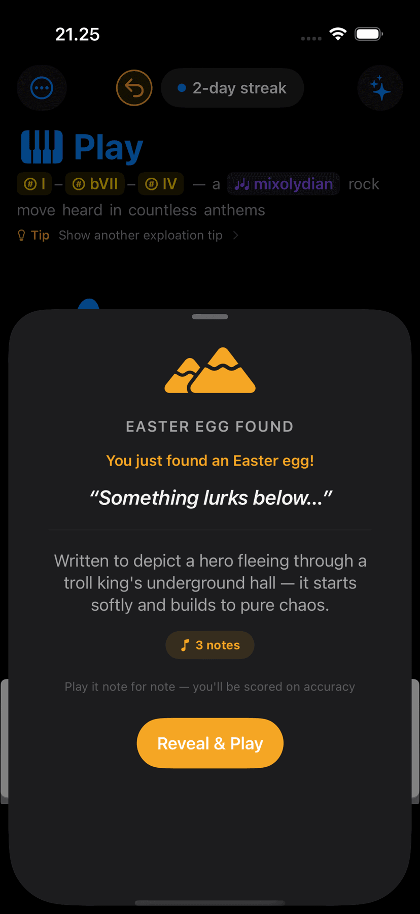 Easter egg exploration lesson in Play mode